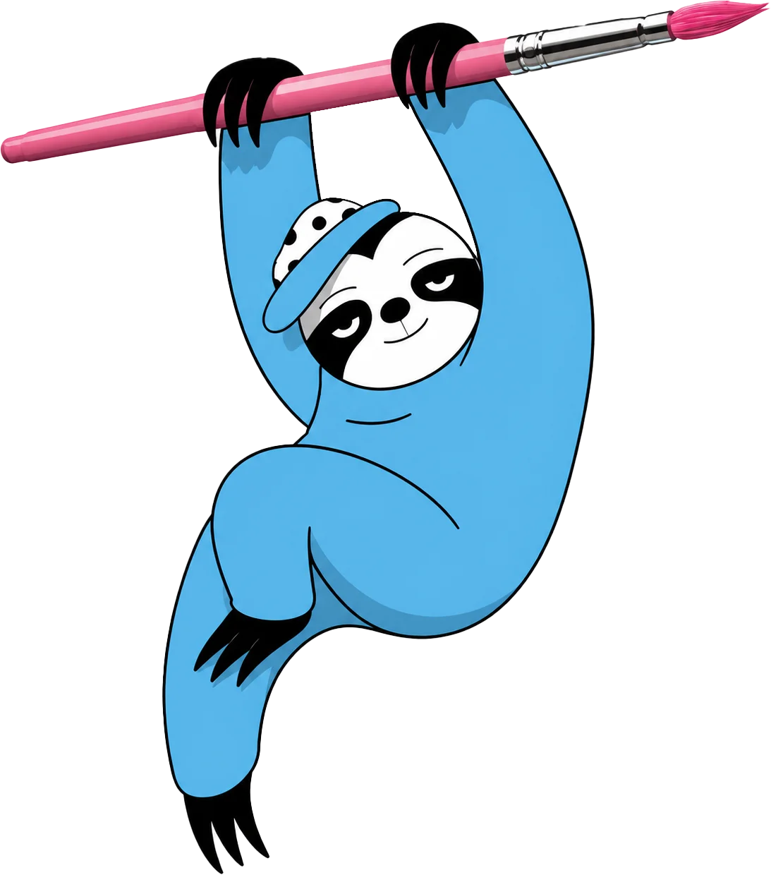 Sloth mascot with controller
